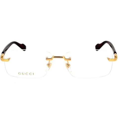 Vintage Urban Rectangular Glasses , unisex, Sizes: 56 MM - Gucci - Modalova