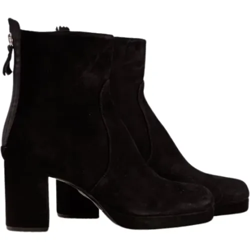 Heeled Boots , female, Sizes: 6 1/2 UK, 6 UK, 5 UK, 8 UK, 7 1/2 UK - AGL - Modalova