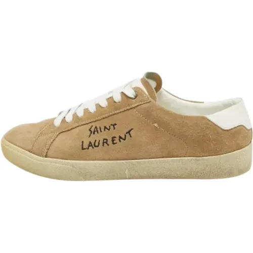 Pre-owned Leather sneakers , male, Sizes: 9 UK - Yves Saint Laurent Vintage - Modalova