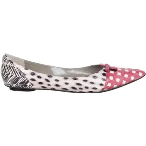 Pre-owned Leather flats , female, Sizes: 3 UK - Marc Jacobs Pre-owned - Modalova