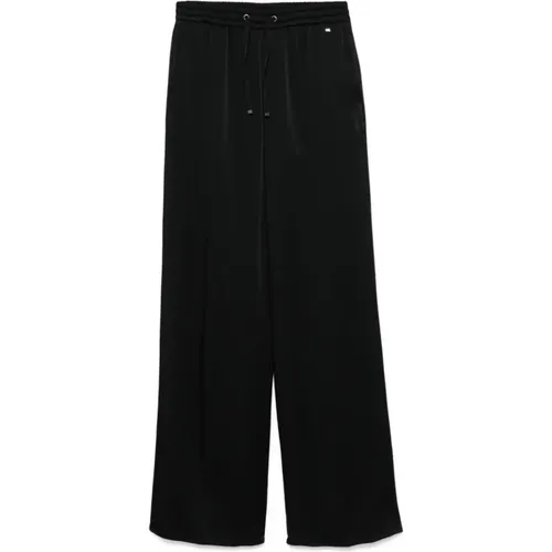 Schwarze gerade Hose für Frauen , Damen, Größe: 2XS - Herno - Modalova