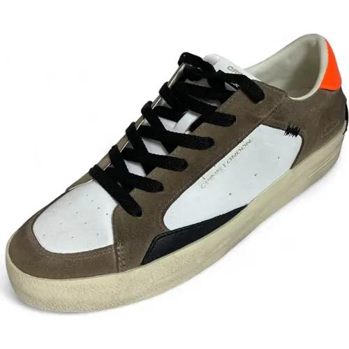 SK8 Deluxe Mens Sneaker Grey/Brown , male, Sizes: 8 UK, 10 UK, 9 UK, 11 UK, 7 UK - Crime London - Modalova