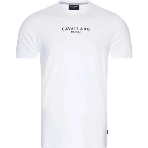 T-Shirts , Herren, Größe: M - Cavallaro - Modalova