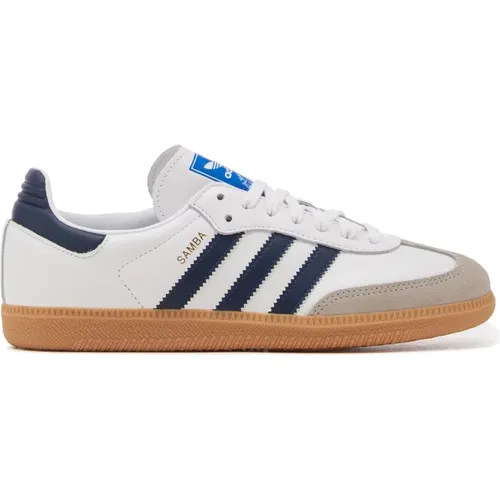 Samba OG Sneakers Night Indigo , male, Sizes: 10 2/3 UK, 11 1/3 UK, 6 2/3 UK - Adidas - Modalova