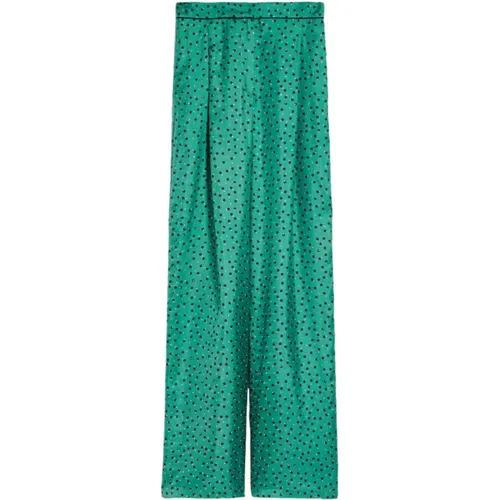 Grüne Hose Elogio , Damen, Größe: M - Max Mara Studio - Modalova