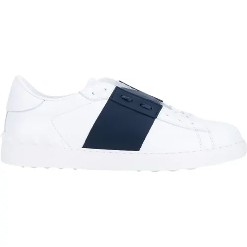 Weiße Open Colour-Block Sneakers mit Rockstud-Verzierung , Herren, Größe: 40 EU - Valentino Garavani - Modalova