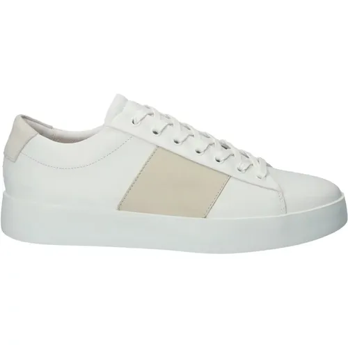 Weiß Beige Sneaker Low , Herren, Größe: 42 EU - Blackstone - Modalova