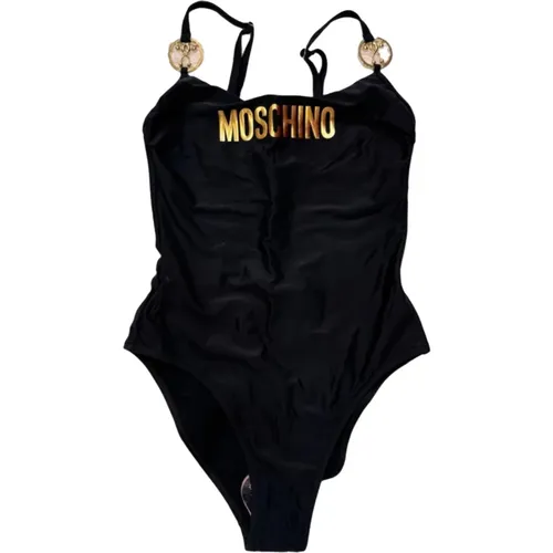 Schwarzer Sea Badeanzug , Damen, Größe: S - Love Moschino - Modalova