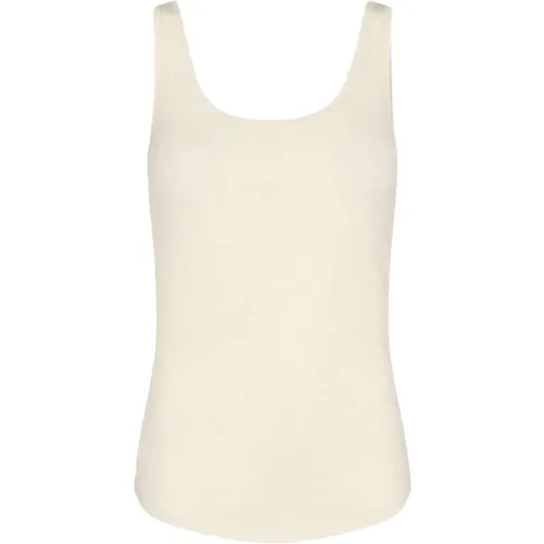 Classic Basic Top Off-White , female, Sizes: L, XS, M, XL - Sofie Schnoor - Modalova