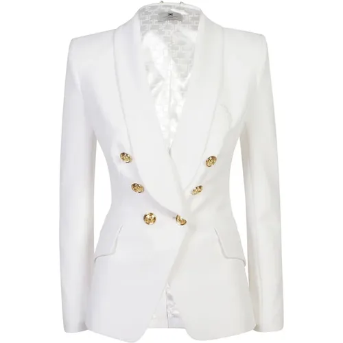 Outerwear Blazer Chic Style , female, Sizes: M, L, S - Elisabetta Franchi - Modalova