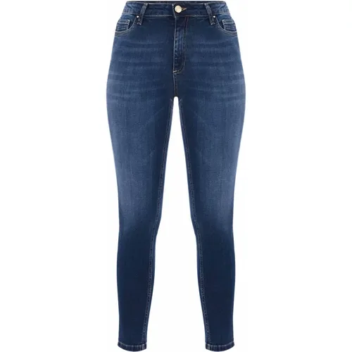 Stone-Washed Skinny Jeans , Damen, Größe: W28 - Kocca - Modalova