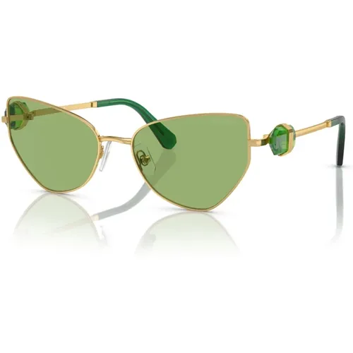 Sunglasses,Silber/Dunkelgrau Sonnenbrille SK 7003 - Swarovski - Modalova