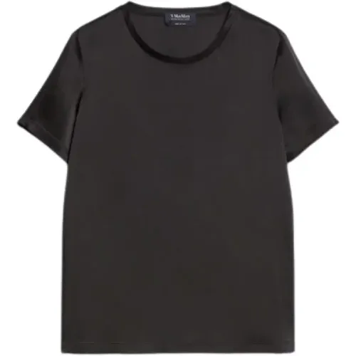 Elegant Satin T-shirt Max Mara - Max Mara - Modalova