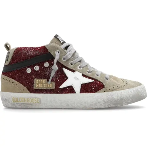 Mid Star Classic High-Top Sneakers , Damen, Größe: 38 EU - Golden Goose - Modalova