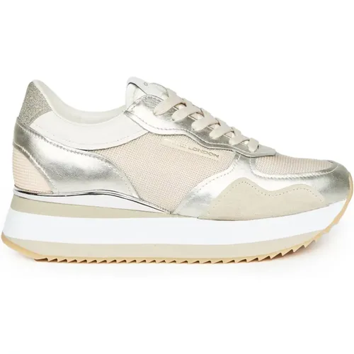 Platinum and Sneakers , female, Sizes: 3 UK, 8 UK - Crime London - Modalova