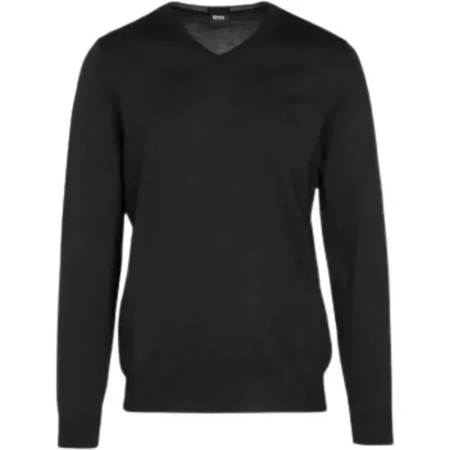 V-neck Knitwear , male, Sizes: M - Hugo Boss - Modalova