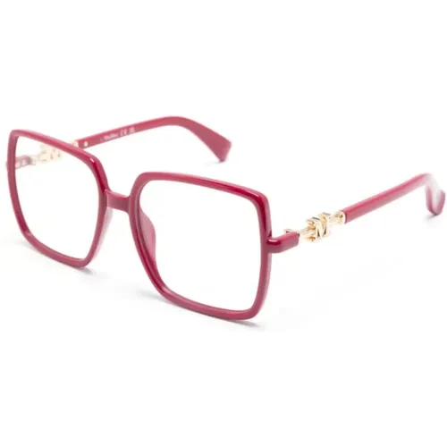 Lila Optische Brille Stilvoll und vielseitig - Max Mara - Modalova