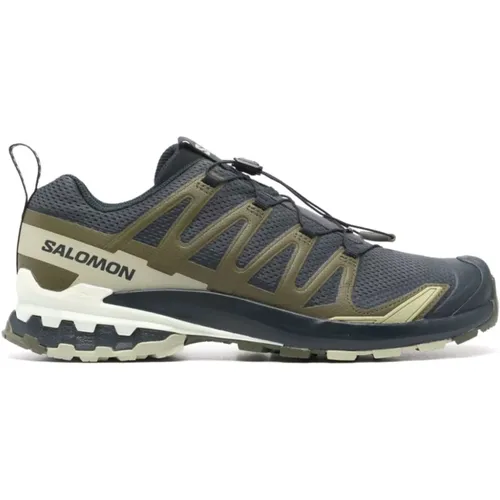 Navy Blue Sneakers Lightweight Design , male, Sizes: 11 1/2 UK, 12 UK - Salomon - Modalova
