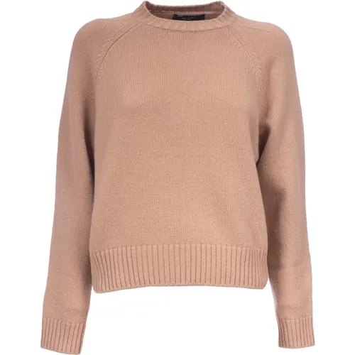 Weicher Woll-Raglan-Pullover , Damen, Größe: S - Max Mara Weekend - Modalova