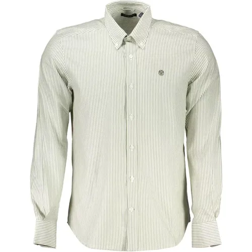 Striped Long Sleeve Cotton Shirt , male, Sizes: 2XL, XL, M - North Sails - Modalova