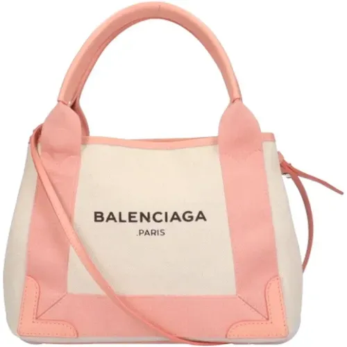 Pre-owned Canvas Shoulder Bag , female, Sizes: ONE SIZE - Balenciaga Vintage - Modalova