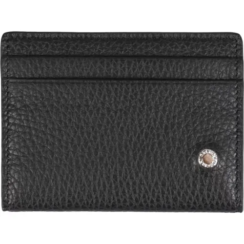 Leather Card Holder , male, Sizes: ONE SIZE - Orciani - Modalova