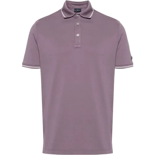 Cotton Polo Shirt 3 Buttons Italy , male, Sizes: 3XL, L, M, XL, 2XL - PAUL & SHARK - Modalova