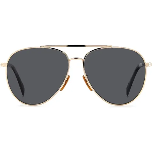 Aviator Metall Sonnenbrille , Herren, Größe: ONE Size - Eyewear by David Beckham - Modalova