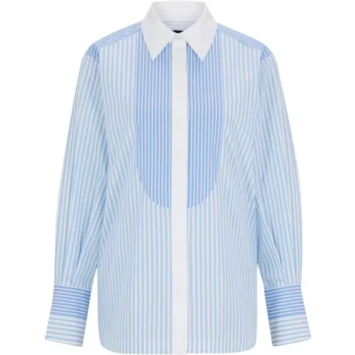 Classic Stripe Shirt , female, Sizes: M, XS, S - Hugo Boss - Modalova