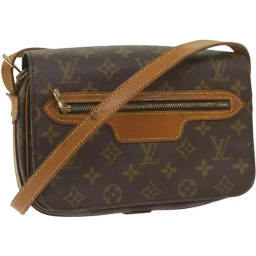 Pre-owned Canvas shoulder-bags , female, Sizes: ONE SIZE - Louis Vuitton Vintage - Modalova