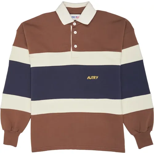 Gestreiftes Rugby Polo Shirt Autry - Autry - Modalova