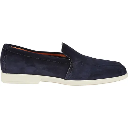 Malibu Loafers , male, Sizes: 7 1/2 UK - Santoni - Modalova