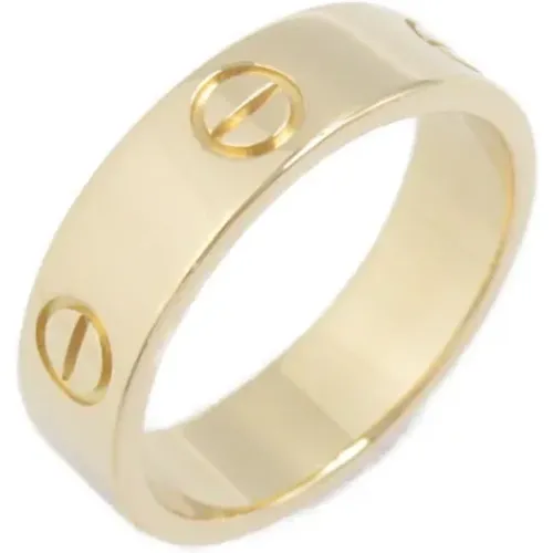 Pre-owned Gold rings , female, Sizes: ONE SIZE - Cartier Vintage - Modalova