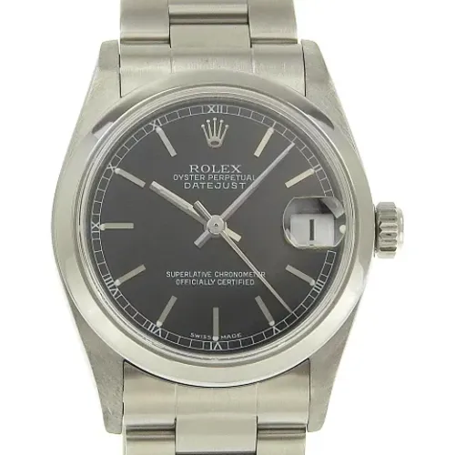 Pre-owned Stainless Steel watches , male, Sizes: ONE SIZE - Rolex Vintage - Modalova