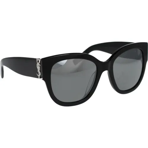 Iconic Sunglasses with 2-Year Warranty , female, Sizes: 56 MM - Saint Laurent - Modalova