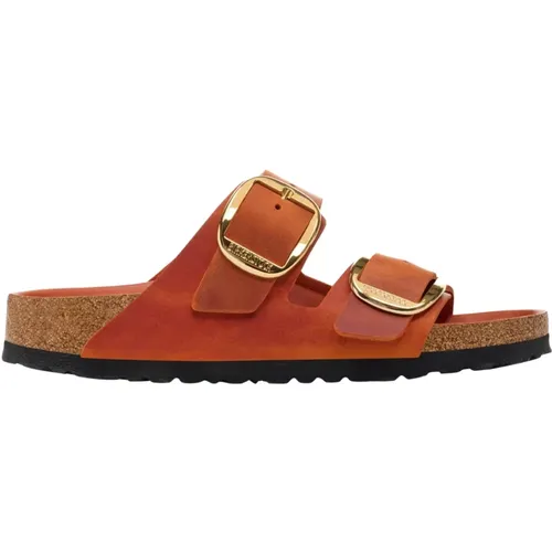 Burnt Leather Sandal , female, Sizes: 5 UK, 7 UK, 8 UK, 3 UK, 4 UK - Birkenstock - Modalova