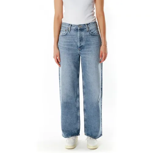 Baggy Low Rise Jeans , Damen, Größe: W24 - Agolde - Modalova