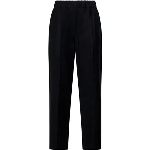 Wool Straight Leg Trousers , female, Sizes: M - Max Mara Weekend - Modalova