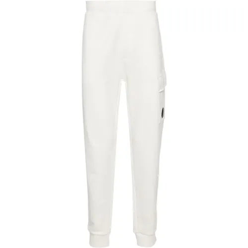 Cotton Track Pants with Lens Detail , male, Sizes: M - C.P. Company - Modalova