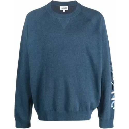 Stilvoller Herren Pullover aus Wolle-Baumwollgemisch - Kenzo - Modalova