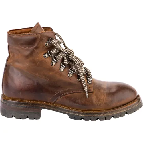 Leather Anti-Slip Boots , male, Sizes: 8 UK - Eleventy - Modalova