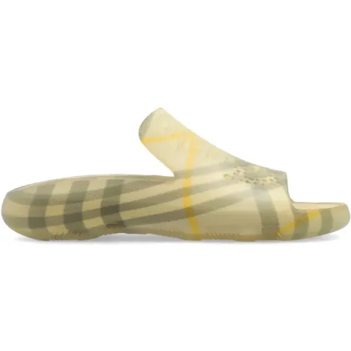 Slides mit Logo Burberry - Burberry - Modalova