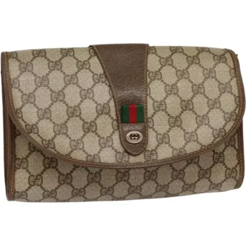 Pre-owned Canvas clutches , female, Sizes: ONE SIZE - Gucci Vintage - Modalova