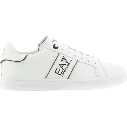 Weiß+Schwarze Sneakers X8x102 , Herren, Größe: 41 1/3 EU - Emporio Armani EA7 - Modalova