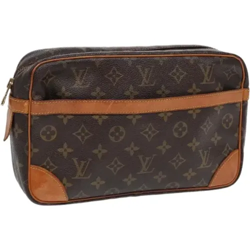 Pre-owned Canvas clutches , female, Sizes: ONE SIZE - Louis Vuitton Vintage - Modalova