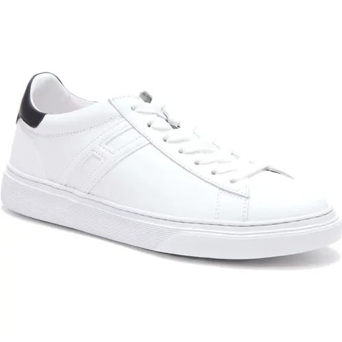Weiße Ledersneakers für Männer , Herren, Größe: 39 EU - Hogan - Modalova