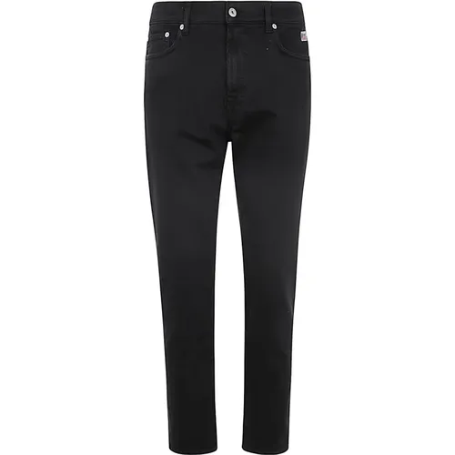 Schwarze Denim Dapper Plain Jeans , Herren, Größe: W33 - Roy Roger's - Modalova