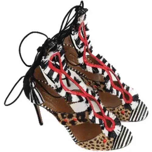 Pre-owned Leder sandals - Aquazzura Pre-owned - Modalova