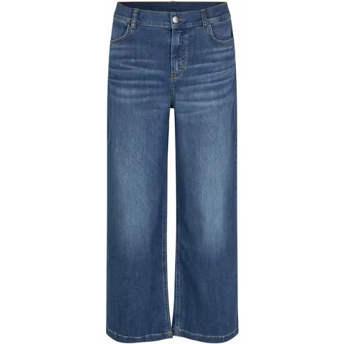 Basic Denim Wide Leg Jeans , Damen, Größe: XS - Masai - Modalova