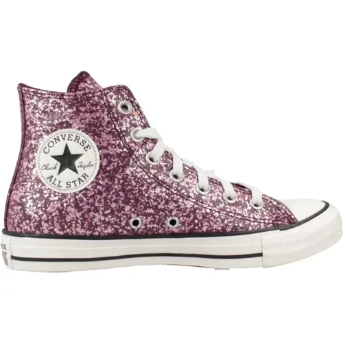 Schwarze High Top Sneakers , Damen, Größe: 36 1/2 EU - Converse - Modalova